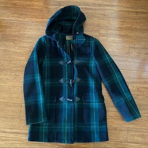 Wearmaster Outerwear Plaid Toggle Coat